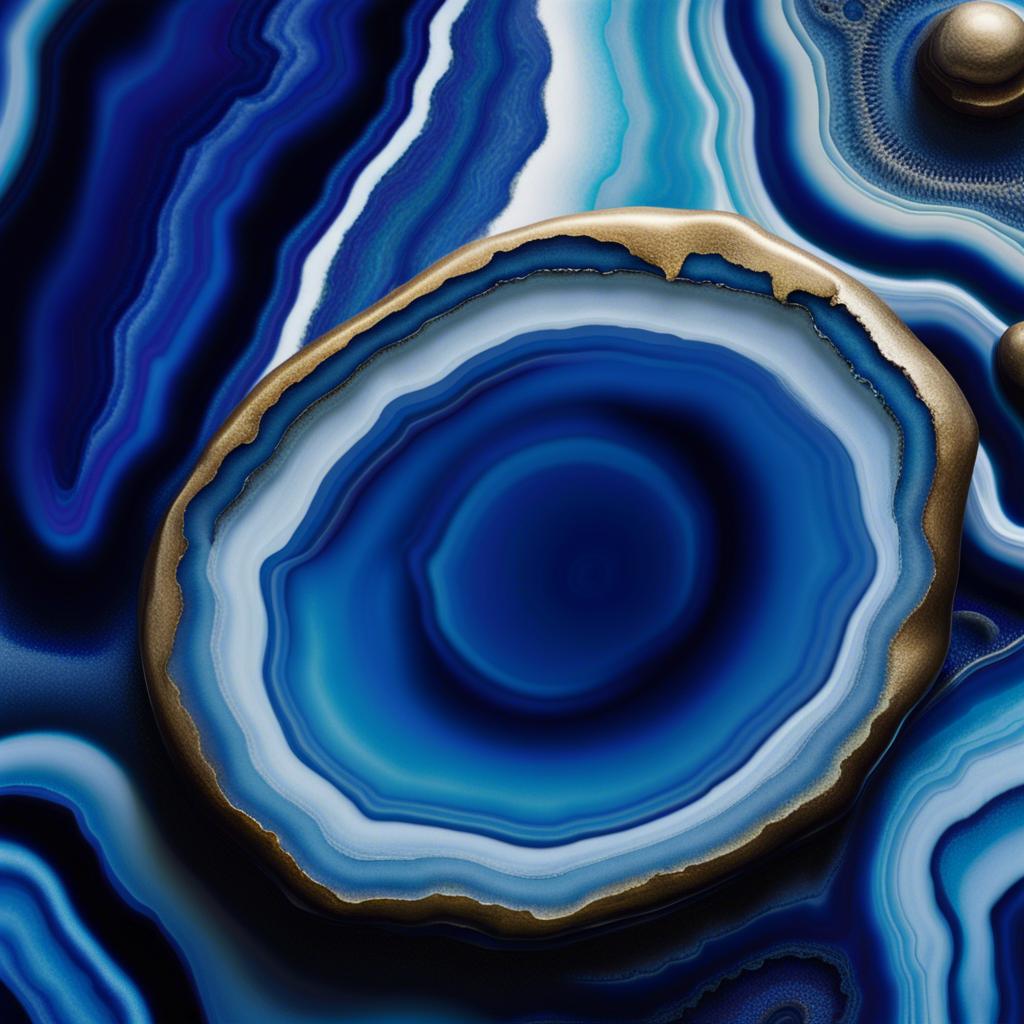 The Mystical World of Blue Agate