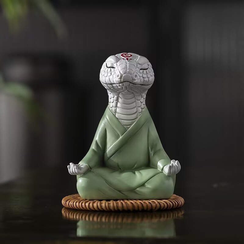 Meditation Snake Ornament (1)