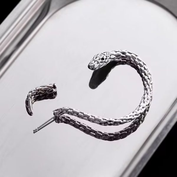 Snake Earring Silver